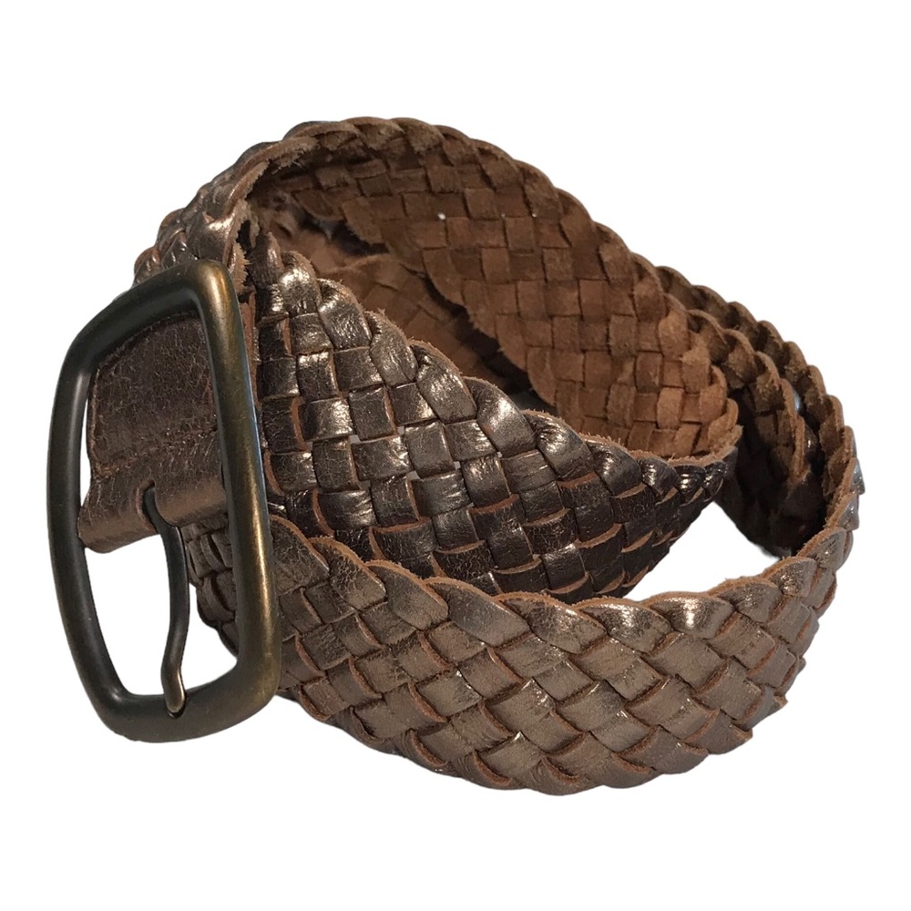 Fossil Leather Braided Belt
